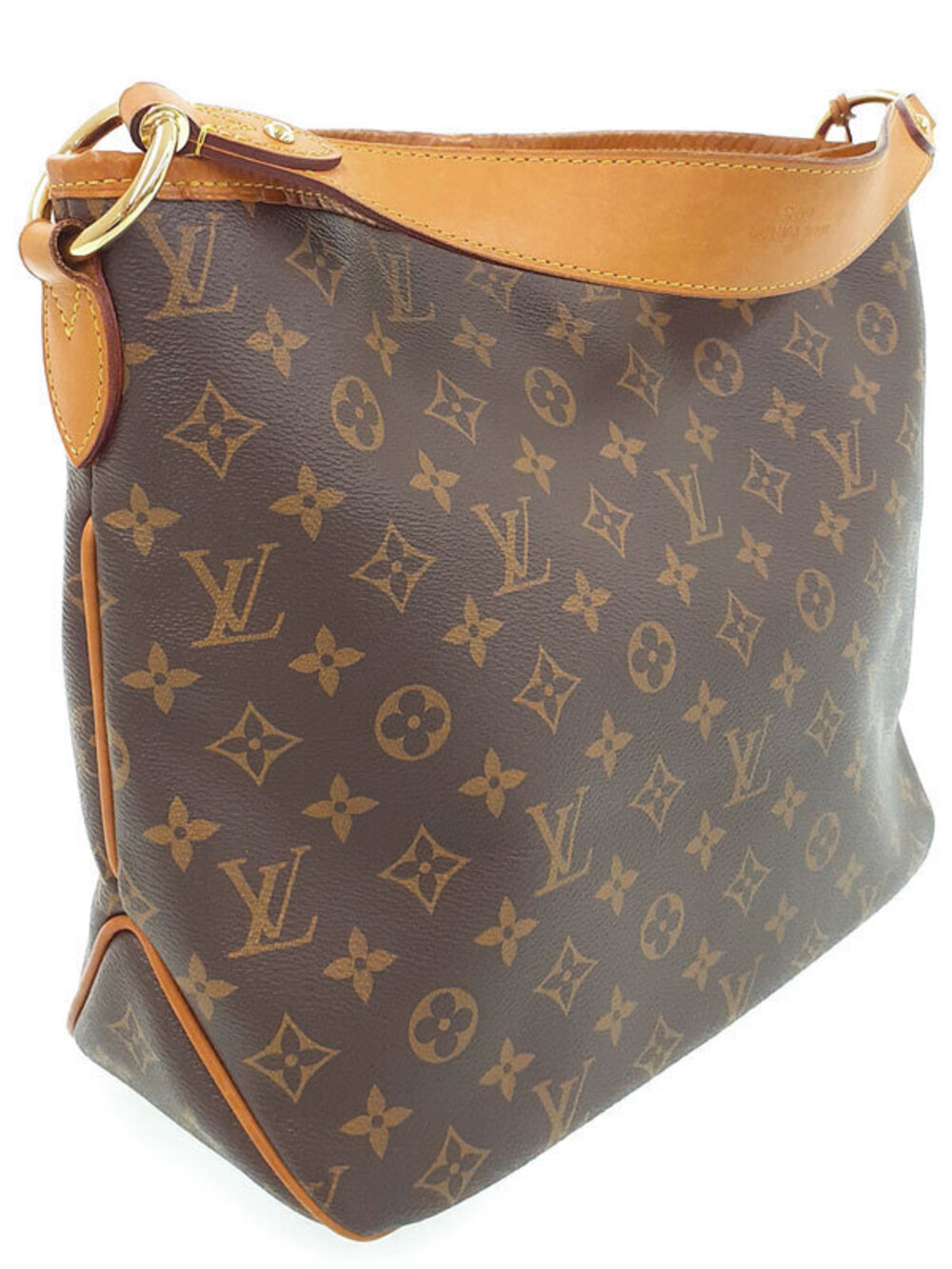 Louis Vuitton Monogram Bag Hobo Delightful Brown